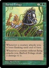 Barbed Foliage NM MTG Mirage Magic 2B3