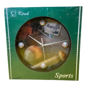 Vintage Baseballuhr Mann Höhle Bar Zuhause Neu Kirch - Bild 1 von 5