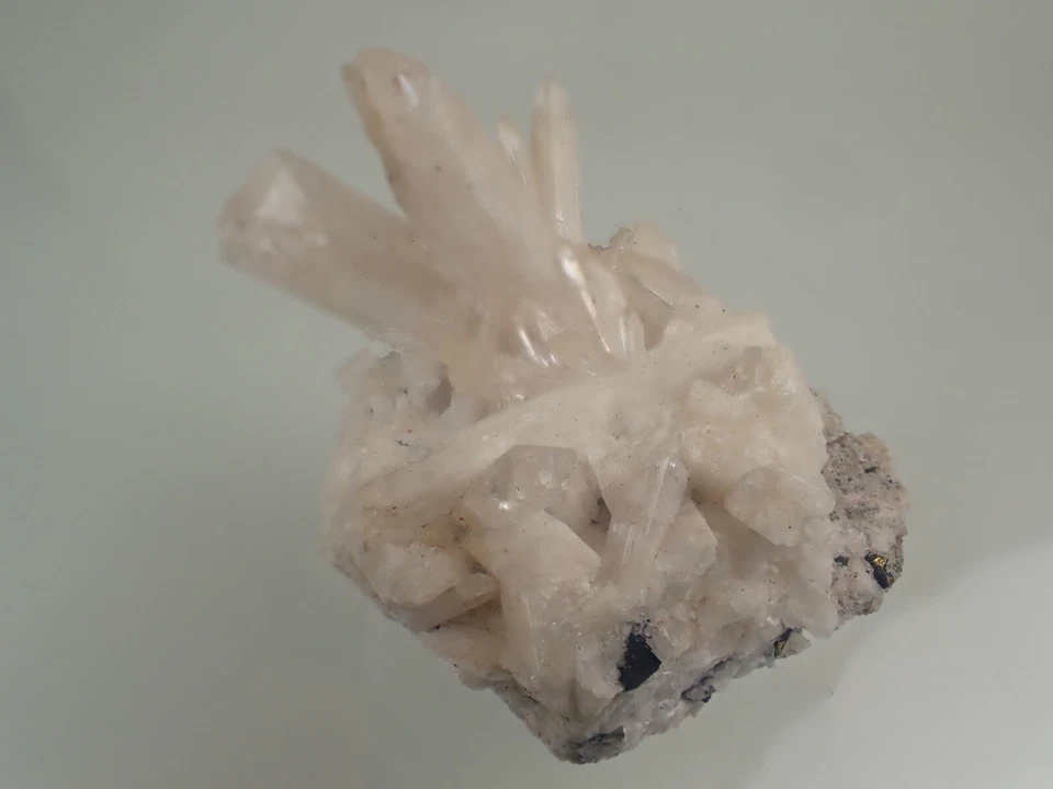 Danburit xx mit Zinkblende und Pyrit, Carcas, Mexiko - Bild 1 von 1