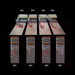 1/200 Airplane Airport Module Terminal Apron Model with Lighting9Vul - Picture 1 of 21