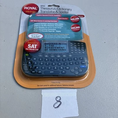NEW Royal Info to Go RP6S Thesaurus Dictionary Translator Speller SEALED - Image 1 of 2