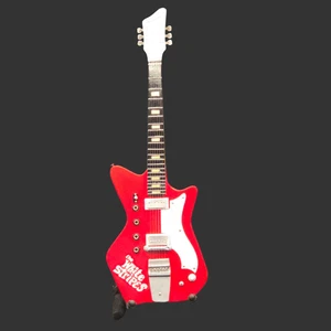 Miniature Guitar - The White Stripes Red Airline - Model Guitar Inc Stand - Bild 1 von 9