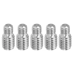 M6xM8x16mm Double End Threaded Stud Screw Bolt 5 Pack 304 Stainless Steel Rod... - Picture 1 of 5