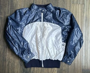 Vintage BMW Motorcycle Jacket Sz Small 80s 90s Windbreaker - Picture 1 of 11