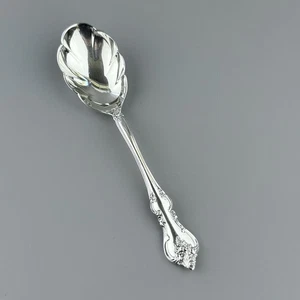 International DeepSilver Orleans Silverplate Sugar Spoon 5” Shell Bowl c.1960s - Picture 1 of 11