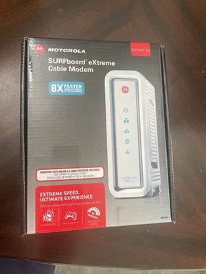 Motorola Surfboard Extreme SB6121 Cable Modem DOCSIS 3.0 - Image 1 of 3