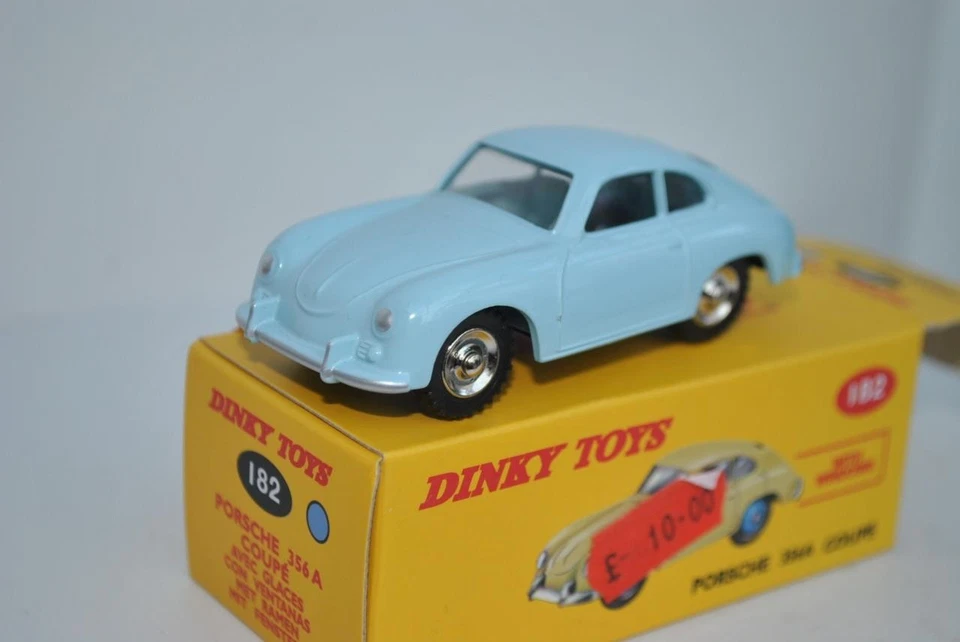 DINKY TOYS ATLAS (PRC) - PORSCHE 356A - BLUE  - #182 - Imagem 1 de 1