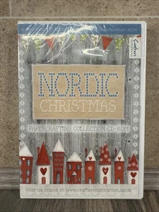 Collezione Nordic Christmas Papercrafting CD ROM Compagno di Artigiani Sigillato - Foto 1 di 5