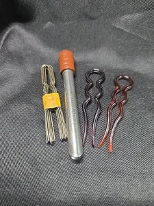 Hold-Bob accessori capelli vintage anni 40, spille spille capelli celluloide epoca seconda guerra mondiale bellezza - Foto 1 di 7