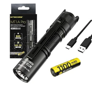Nitecore MT1A PRO High Output Compact Rechargeable AA Flashlight -800 Lumens - Picture 1 of 10
