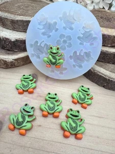 Molde de silicona para manualidades Frog hecho a mano - Imagen 1 de 7