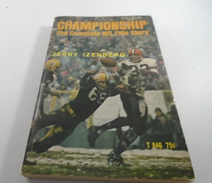 Championship The Complete NFL Title Story  by Jerry Izenberg 1968 1st Ed - Bild 1 von 8