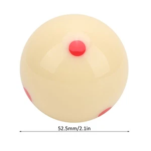 1 Stück Standard 52,5 mm Resin Billard Snooker Redpoint Übung Training Pool - Bild 1 von 23