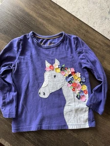 Mini Boden Flower Horse Size 4-5 - Picture 1 of 3