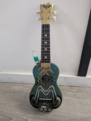 Beautiful Ukulele look steampunk, unique decoration instrument, still playable - Image 1 of 4