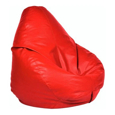 Bean Bag Cover (Filler Not Included), Plush Toys Storage Soft Leatherette, Du... - Image 1 of 4