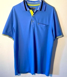 Callaway Polo Golf Shirt Mens Medium Blue Brighton Jones Opti-Dri Golf Casual - Picture 1 of 7