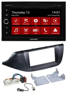 Blaupunkt MP3 DVD Bluetooth DAB 2DIN USB Autoradio für Kia Ceed (ab 12) schwarz - Bild 1 von 9