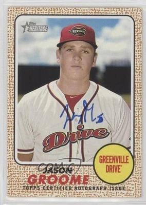 2017 Topps Heritage Minor League Edition Real One Jason Groome #ROA-JG Auto - Image 1 of 2