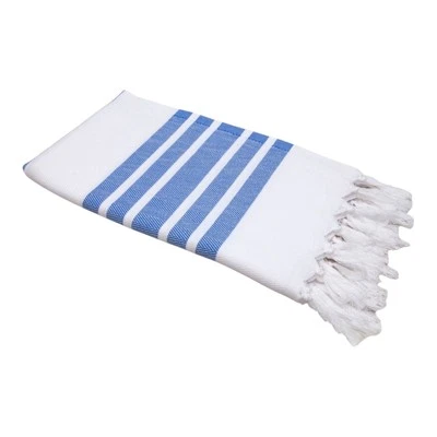 TROY Authentic Turkish Stripes Spa Gym Bath Beach Towel 100 X 175 Cm NEW - Image 1 of 4