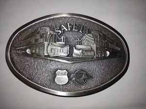 Pewter Union Pacific Missouri Pacific 1983 Merger #4481 Belt Buckle New #2/J - Picture 1 of 5