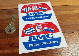 BMC Special Tuning Parts STICKERS 3.5" Pair Classic Car Mini MG Barrel Austin - Picture 1 of 1