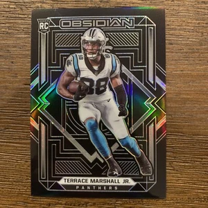 2022 Panini Obsidian Terrace Marshall jr Base Carolina Panthers - Picture 1 of 2