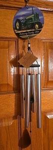 NEW CARSON HOME Pickaway County, Ohio Picture Perfect John Deere WIND CHIMES! - Picture 1 of 16