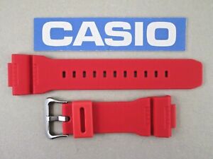 Genuine Casio G-Shock G-Rescue G-7900A red rubber resin watch band strap 