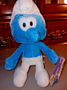 Nanco- 9"- Peyo Smurf- Plush Doll- w Tag - Picture 1 of 4