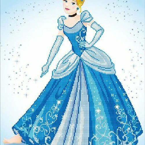 LAST ONE DISNEY Diamond Dotz Diamond Embroidery Art Kit "Cinderella"  #DD13-024 - Image 1 of 1