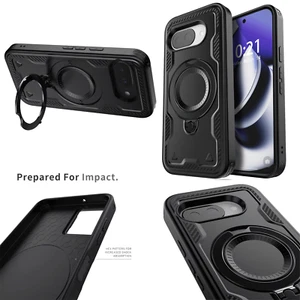 Für Google Pixel 9a/9/10 Pro XL Robuster Ring Halter Ständer Magnet Hülle Cover - Bild 1 von 96