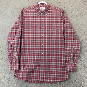 Southern Tide Adult Medium Red Plaid Classic Fit Button Down Shirt Mens