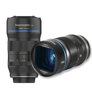Lente anamórfica SIRUI 35 mm F1,8 1,33 x M4/3 para montaje MFT, EFM, E, Z, X, L S35, RF S35 - Imagen 1 de 7