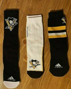 Pittsburgh Penguins Adidas Socks ( 3 choices )  - Picture 1 of 5