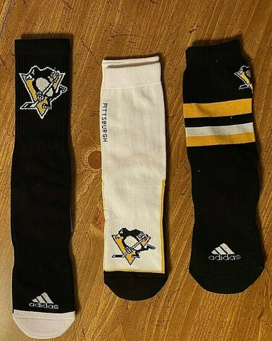 Pittsburgh Penguins Adidas Socks ( 3 choices ) Cover