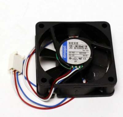 N13-06916 FAN Lüfter ebm-papst 512 F/2 50x50x15mm 12V- 0,085A - Bild 1 von 3