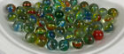 Marbles Antique Cats Eyes Blue Green Red - Lot of 51