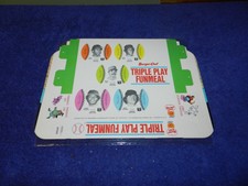 1977 BURGER CHEF TRIPLE PLAY FUNMEAL UNCUT TEAM TRAY 9 Discs Chicago White Sox