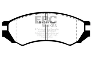Pastillas de freno delanteras EBC Greenstuff para Nissan Primera 1.6 (P10) (90 > 93) - Imagen 1 de 1
