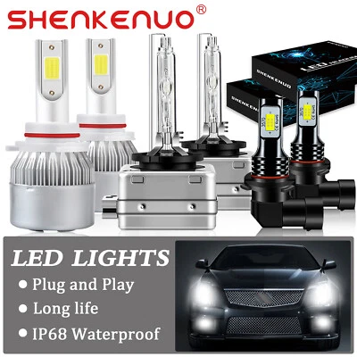 Para Cadillac CTS 2003 2004 2005 2006 2007 HID/LED Faro + KIT de luz antiniebla Foto 1 de 4