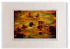 739050 Acacia Trees And Sand Dunes Watercolour Picture Frame
