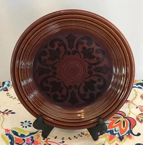 Vintage Fiestaware Bernstein Speiseteller Fiesta braun Sheffield Ironstone - Bild 1 von 5