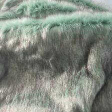 Mint Wolf Luxury long thick faux fur Quarter