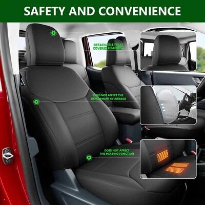 For 2022-2025 Ford Maverick Full Set Car Seat Cover Car Seat Protector Neoprene Foto 1 de 4