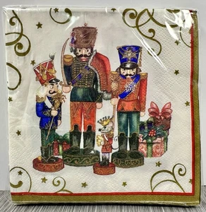 Williams Sonoma Paper Cocktail Napkins Twas Night Before Christmas Nutcracker - Picture 1 of 3