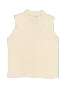 Zara Girls Ivory Sweater Vest 9 - Picture 1 of 2