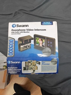 Swann DP860C Doorphone Security Video Intercom Monitor System Black - Image 1 of 2