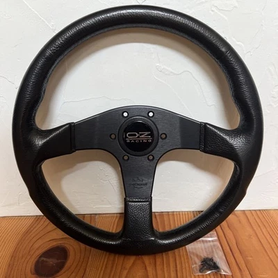 Steering Wheel Oz Racing With Horn Button Fet Handling Small Diameter  - Image 1 of 4