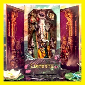 Ganesha Action Figure - Figura Obscura - Four Horsemen - Hindu God - SEALED UK - Picture 1 of 11